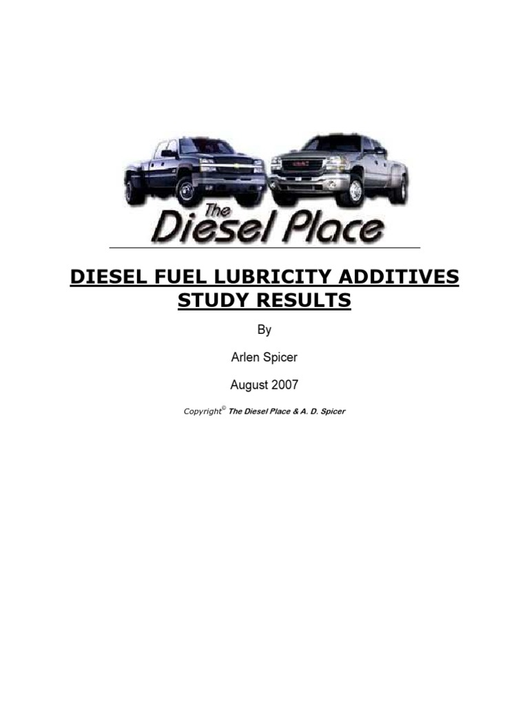 Diesel Fuel Additive Test | PDF | Biodiesel | Diesel Engine