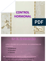 control hormonal hasta el parto