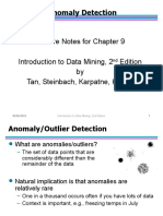 Anomaly Detection: Lecture Notes For Chapter 9 Introduction To Data Mining, 2 Edition by Tan, Steinbach, Karpatne, Kumar