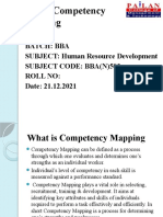 Competency Mapping