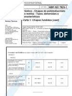 NBR ISO 07823-1 - 2002 - Plastico - Chapas de Poli
