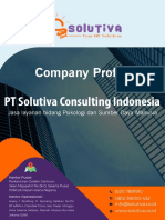 Company Profile Biro Psikologi PT Solutiva Consulting Indonesia Untuk Perusahaan & Organisasi