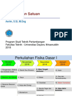 Fisika Dasar I - 2 - Besaran Dan Satuan