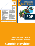 Guía de Educación Ambiental Para El Desarrollo Sostenible Cambio Climático