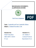 Aligarh Muslim University Malappuram Centre: Topic: Subject