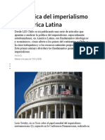 La Política Del Imperialismo en América Latina