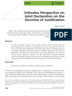 An Orthodox Perspective On The Joint Declaration On The Doctrine of Justification
