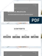 Biological Molecules: (Any of Numerous Substances That Are Produced by Cells and Living Organisms)