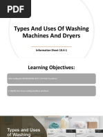 Types and Uses of Washing Machines and Dryers