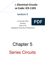 Course: Electrical Circuits Course Code: ICE-1103