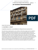 Eleuterio Prado - o Capitalismo Se Tornou Insustentável