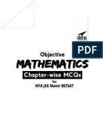 WWW - Jeeneetbooks.in Objective Mathematics Chapter Wise MCQs For NTA JEE Main BIT