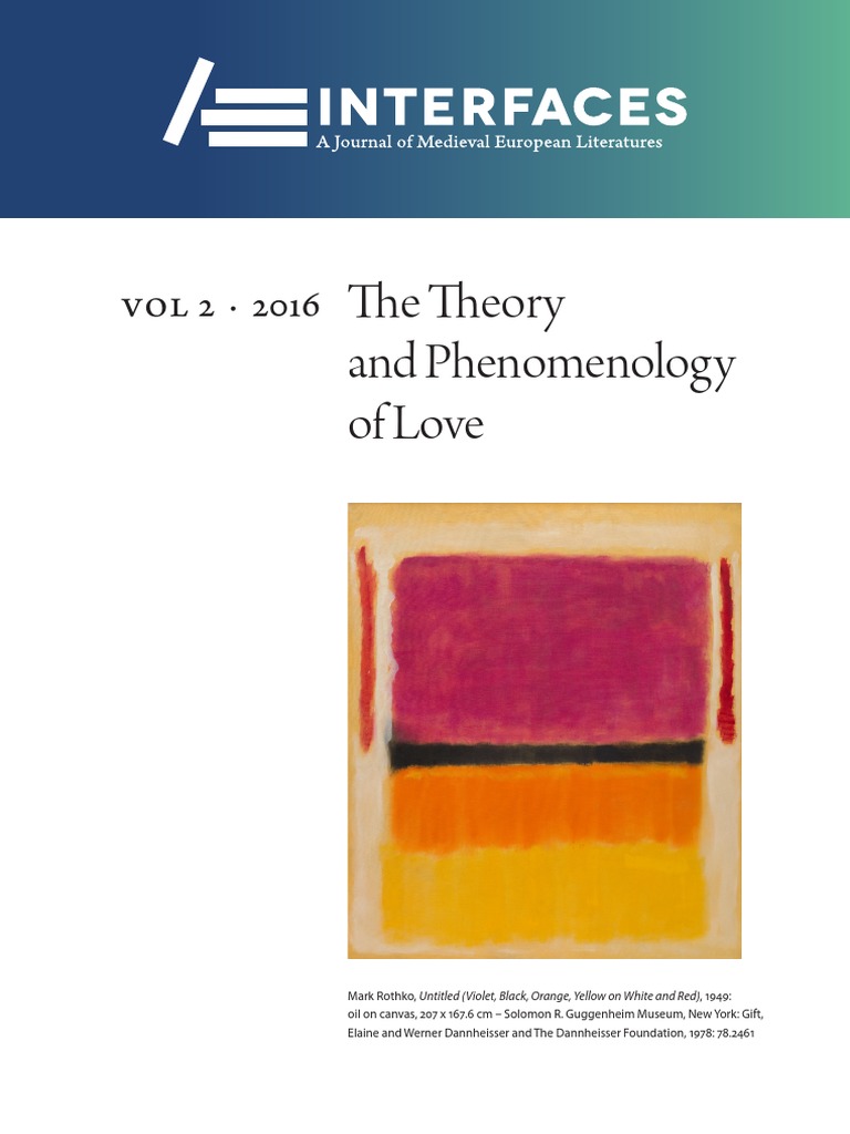 2016, The Theory and Phenomenology of Love PDF Love Ovid photo