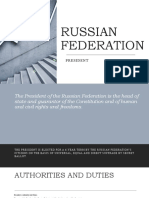Russian Federation: President