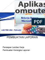 Latihan Praktik MS Word # Kerangka Laporan