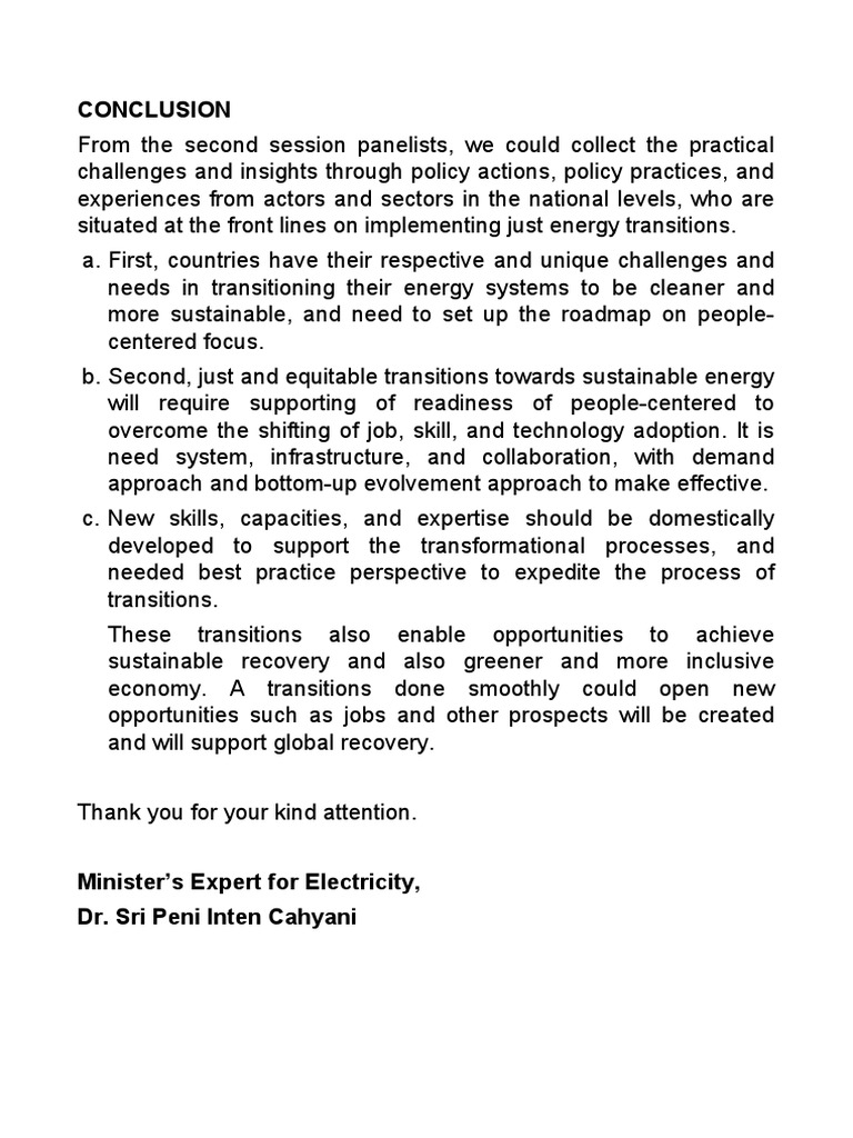 Conclusion For The 2nd Session-Rev02 | PDF | Business | Technology ...