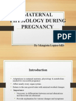 3 Maternal Physiology During Pregnancy