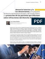 Protección de denunciantes en la UE: Nueva directiva del Parlamento Europeo