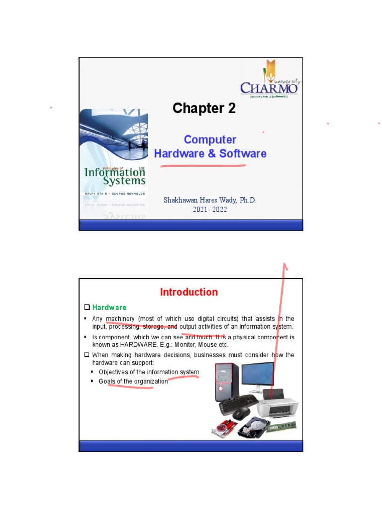 Chapter 2 Computer Hardware and Software (Print) | PDF | Random Access ...