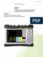 LMR Master: Land Mobile Radio Modulation and Signal Analyzer, Vector Network Analyzer, and Spectrum Analyzer