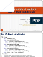 Lecture 15 - Linked Lists