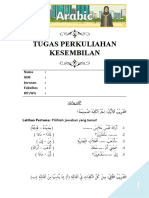 Tugas Pertemuan Kesembilan