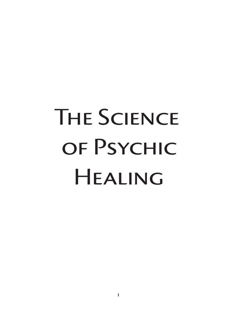 Psychic Healing | PDF | Self-Improvement