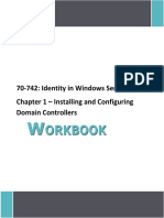 70-742: Identity in Windows Server 2016 Chapter 1 - Installing and Configuring Domain Controllers
