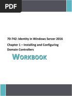 70-742: Identity in Windows Server 2016 Chapter 1 - Installing and Configuring Domain Controllers