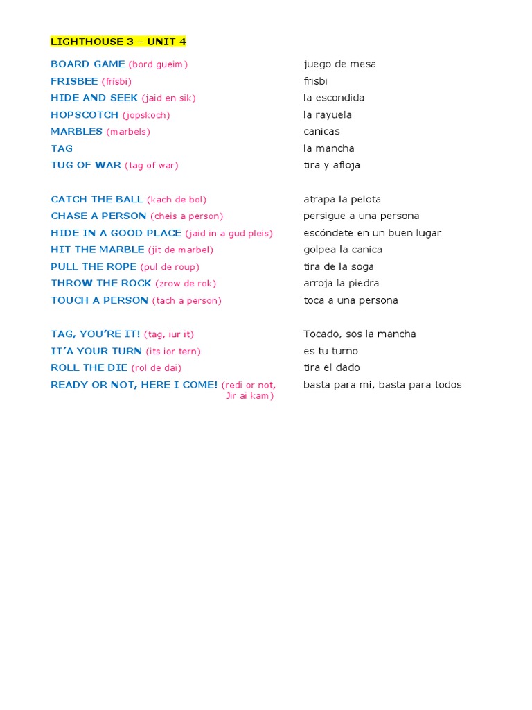 Lighthouse 2 Unit 4 , Lighthouse 2 Workbook Lösungen – WBVGM