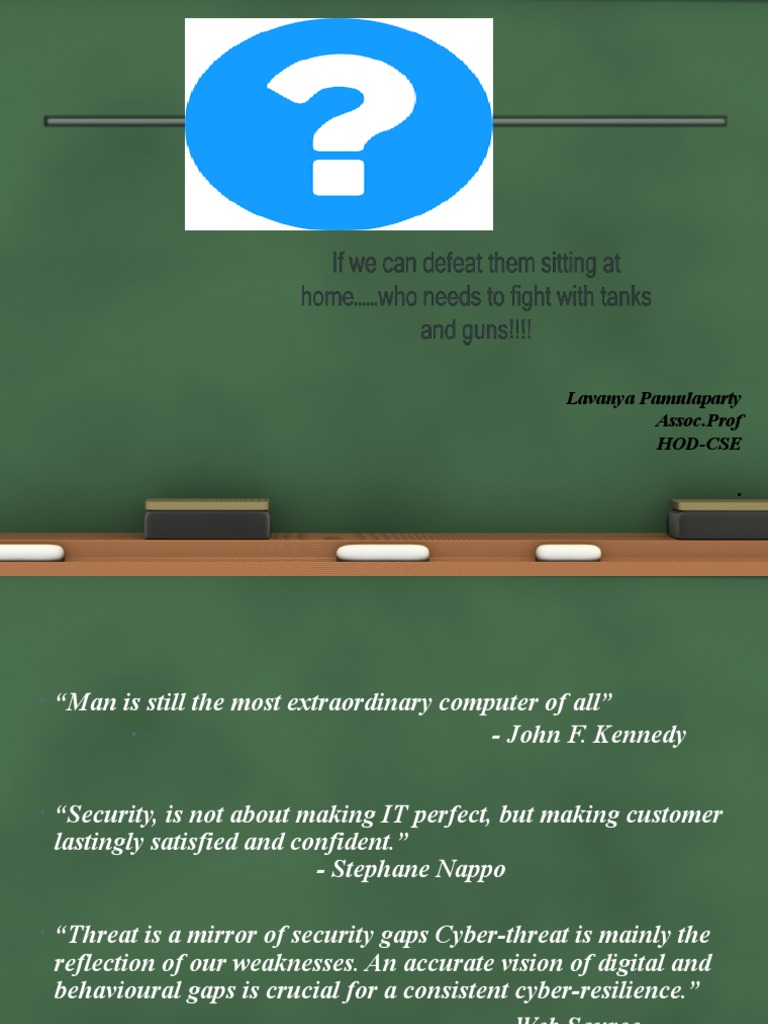 Presentation On CyberCrimes | PDF