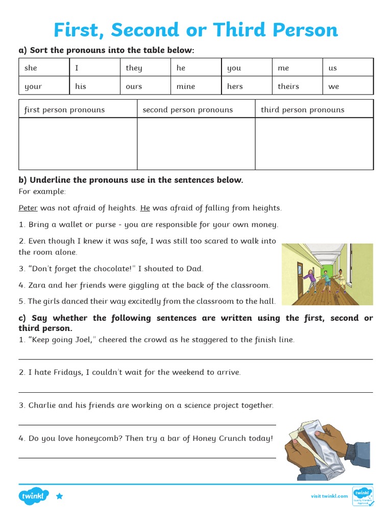 Day 2 First Second Third Person PDF