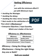 What Is Efficiency? Getting Maximum With The Minimum Effort!!!
