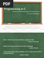 Programming in C-Peters Final