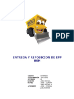 IN-PM-003 Entrega y Reposicion de EPP
