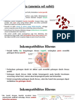 Sickle Cel Anemial, Rhesus, Down Syndrome, Thalasemia, GBS