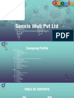Geoxis IHub PVT LTD Pro