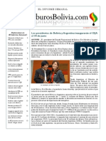 Hidrocarburos Bolivia Informe Semanal Del 06 Al 12 Junio 2011