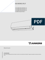 Manual Usuario Aire Acondicionado Junkers Comfort Star r32 3,5 KW A++ A++