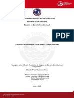 Pontificia Universidad Católica Del Perú Escuela de Graduados Maestría en Derecho Constitucional