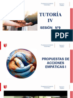 Formación humanística tutoría IV empatía acciones