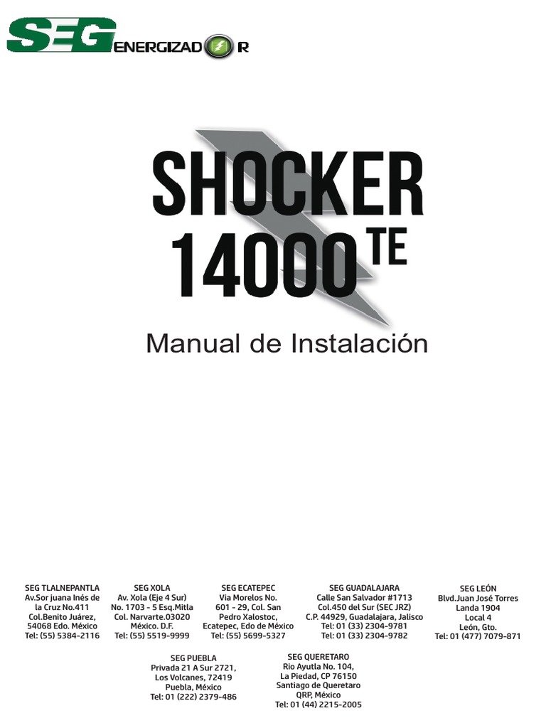 Manual Shocker PDF Materiales de construcción Ingeniería de