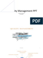 ALL Quality Management PPT For MBA
