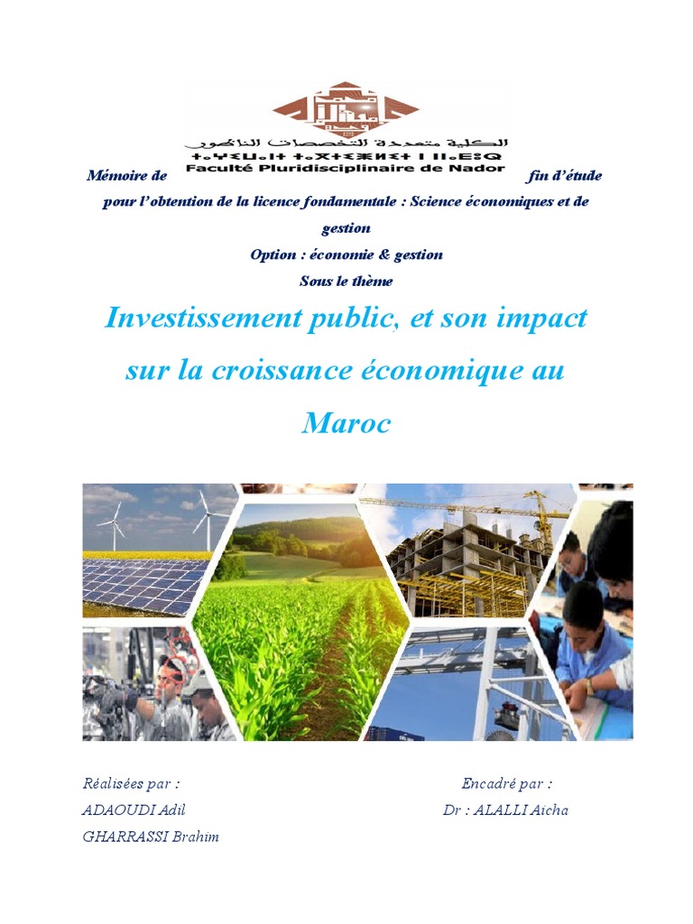 Impact de l'Investissement Public au Maroc | PDF | Impôts | Investir