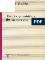 Mijaíl Bajtín - Teoría y Estética de La Novela-Taurus (1989)