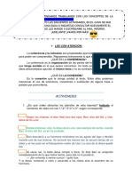 Actividades Coherencia y Cohesion.