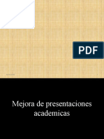 Mejora Presentaciones