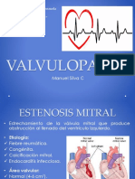 Valvulopatías cardiacas: manifestaciones clínicas