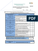 AutoAvaliação-ET OT-2020 Semestres