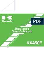 2012 KX450F Owners Manual